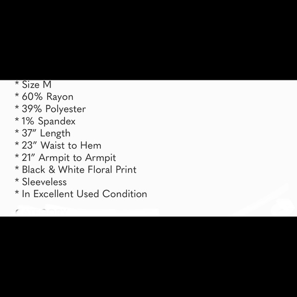 Motherhood Maternity Empire Black/White MIDI Dress Sz M XC - Picture 8 of 8